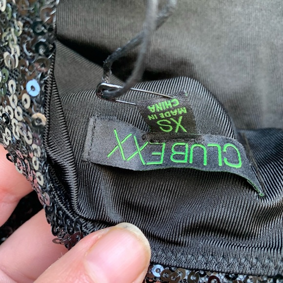 Dolls Kill Club Exx See Me Rollin’ Sequin Top and Shorts Set - Picture 14 of 17